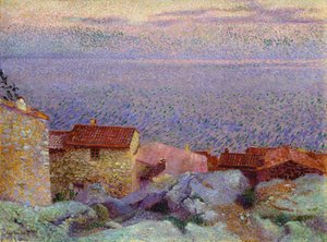 Paisaje costero de Henri Edmond Cross